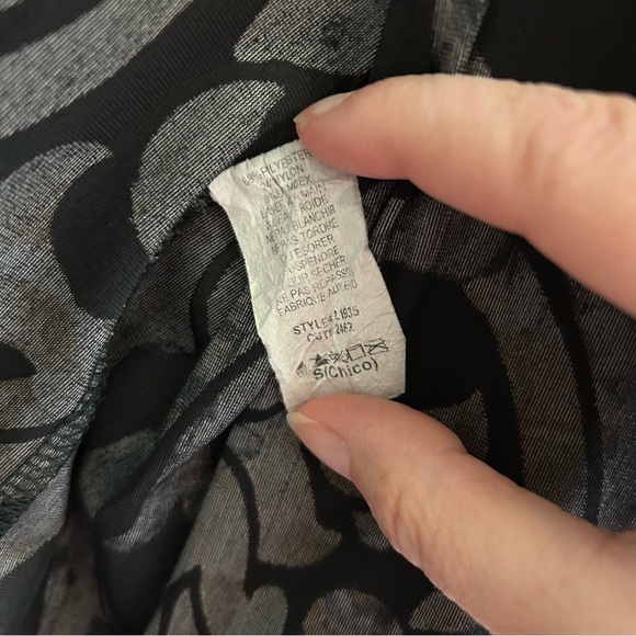 Madeline Sparklestein Floral Burnout Velvet Cardigan Kimono Small Witchy Fall - Picture 4 of 13